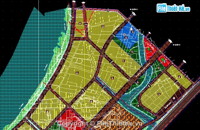 Bản vẽ quy hoạch,mặt bằng sử dụng đất,khu dân cư Thạch Mỹ LỢi B